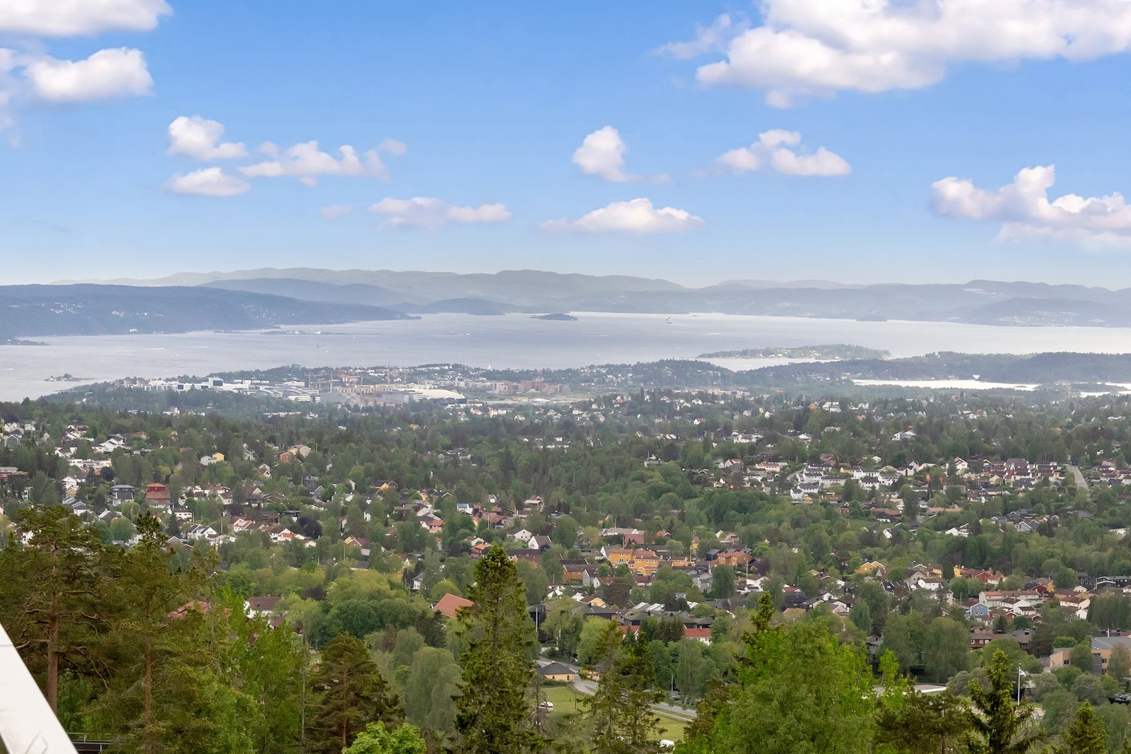 Fantastik utsikt over Oslofjorden. Galleribilde