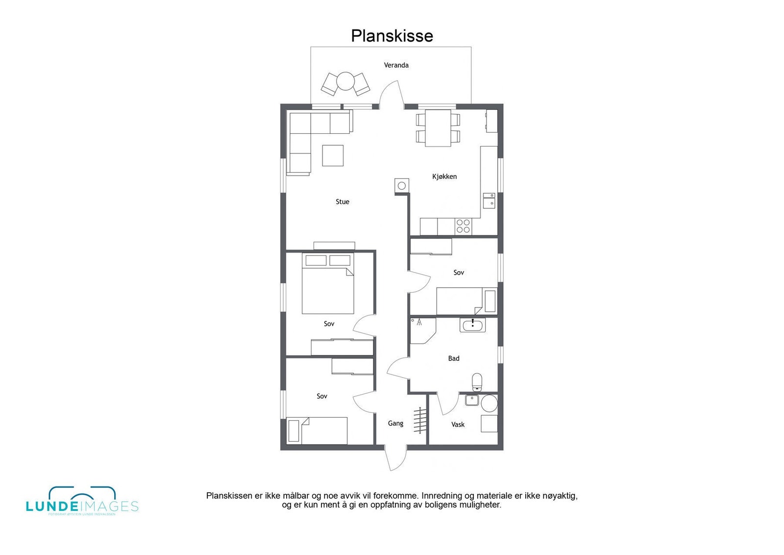 Plantegning - ikke målbar Galleribilde