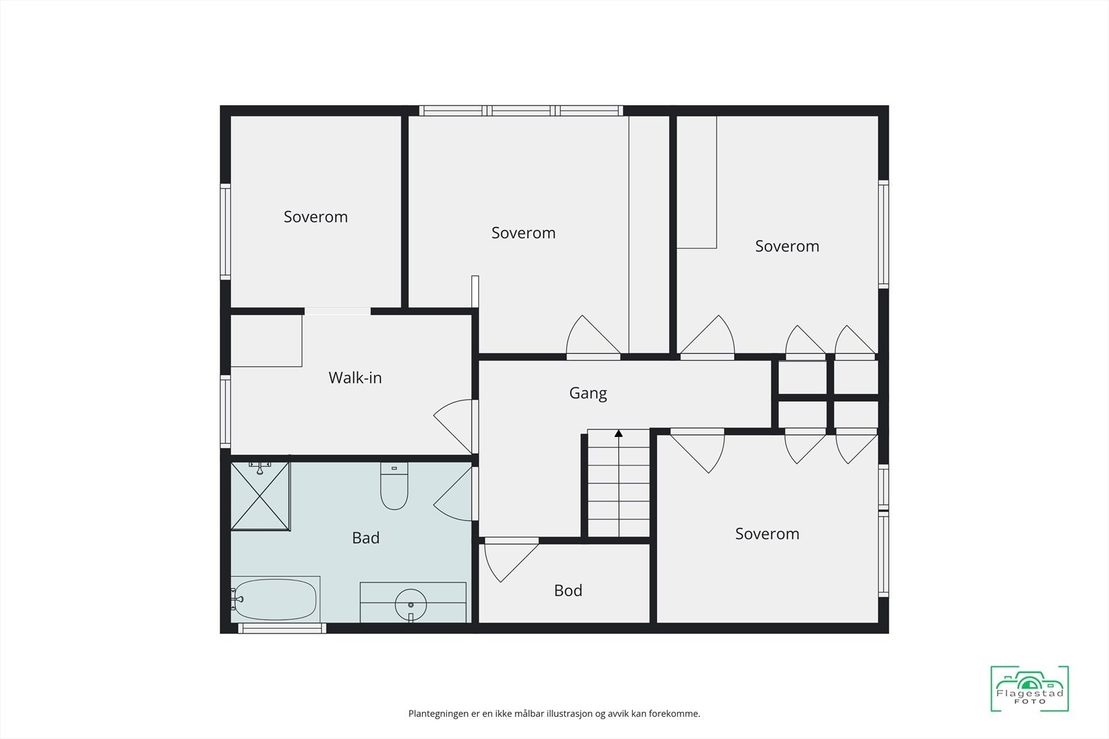 Plantegning - Andre etasje Galleribilde