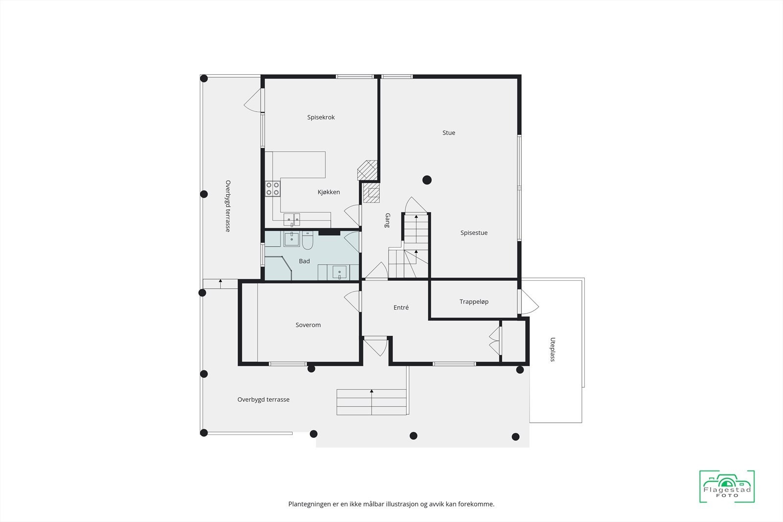 Plantegning - Ålmenningsvegen 7 Galleribilde