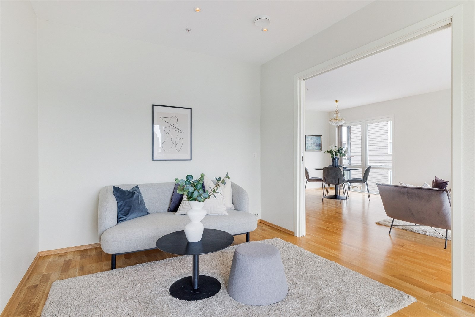 Det andre soverommet benyttes i dag som en ekstra TV-stue. Galleribilde