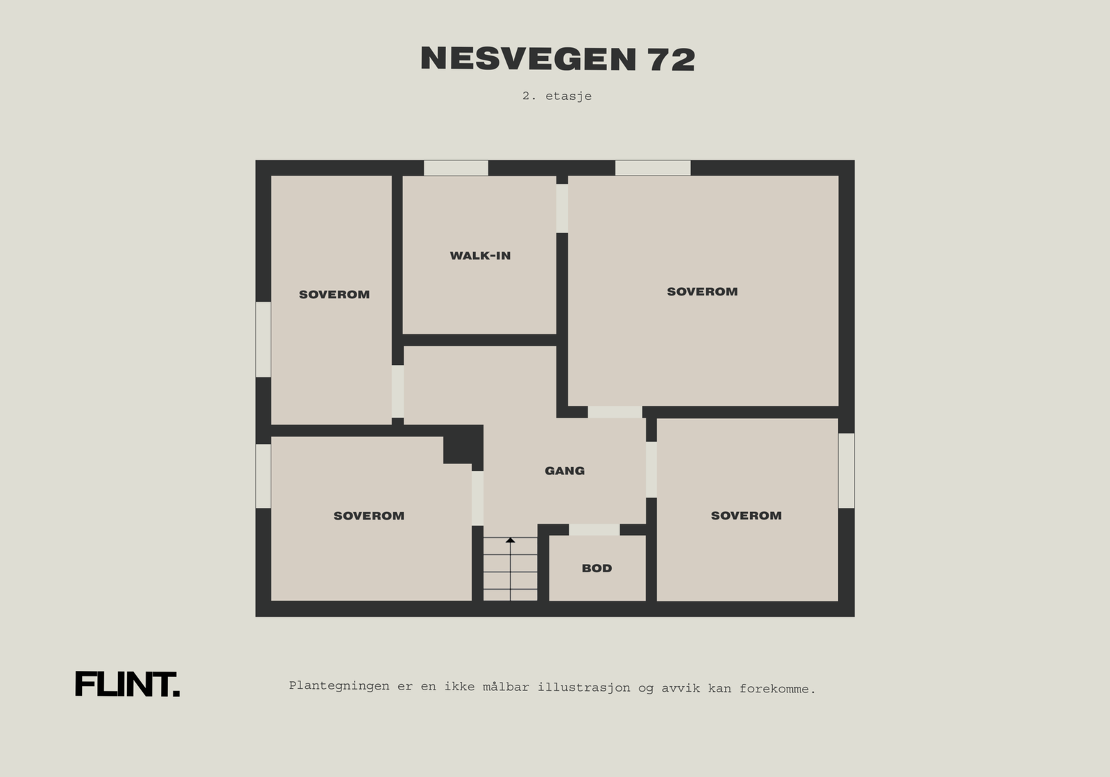 Plantegning 2.etasje Galleribilde