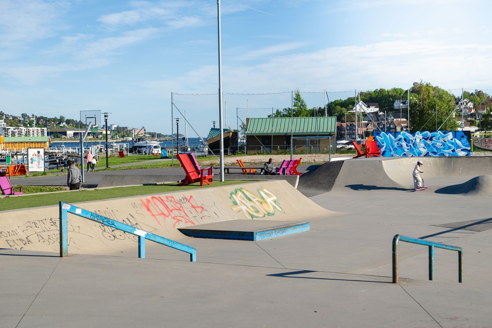 Sandefjord Skatepark er et populært tilbud i nærområdet. Galleribilde