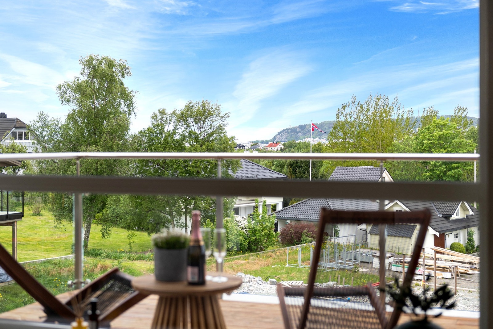 Utsikt fra veranda Galleribilde