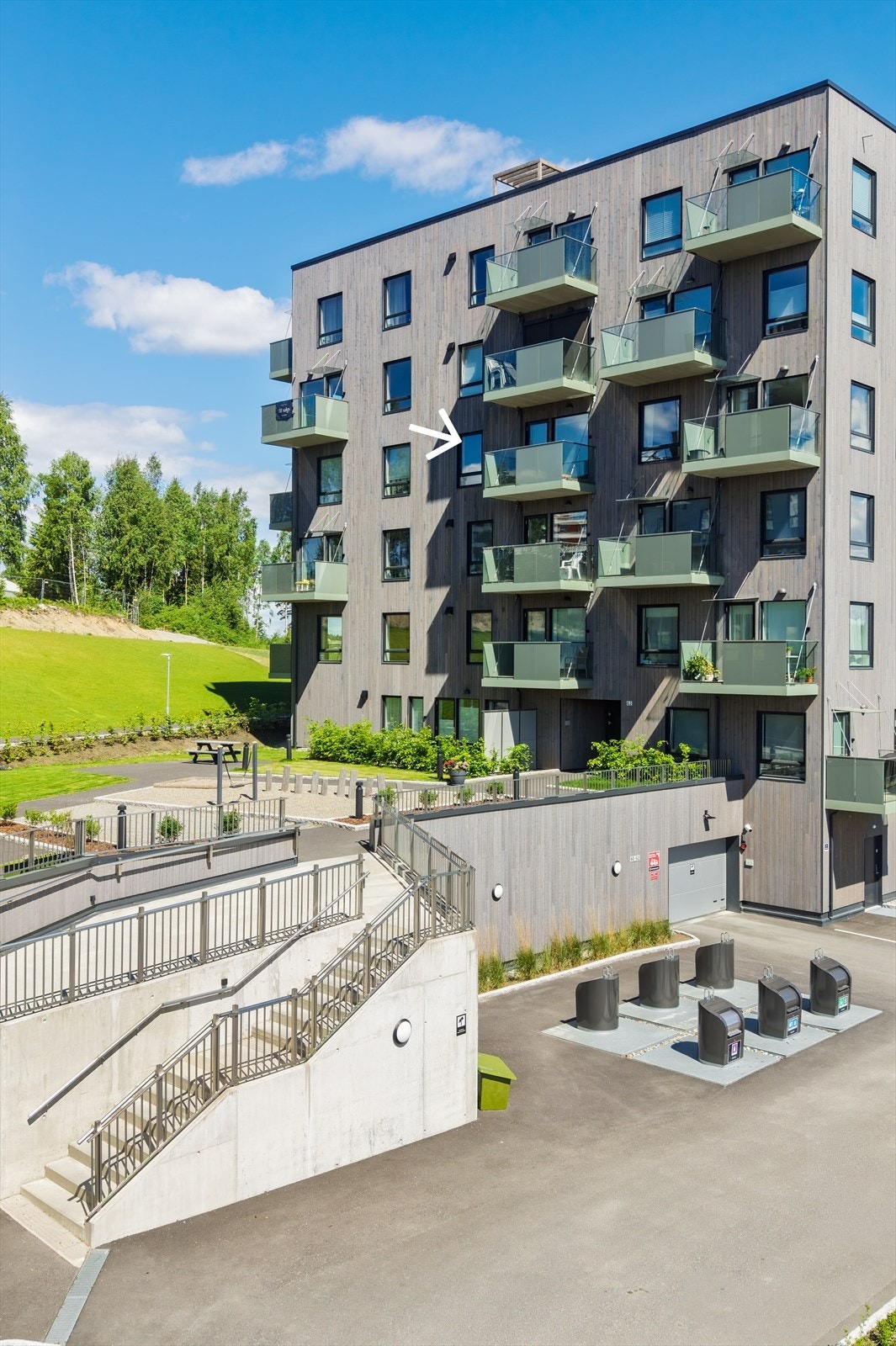 Ny og moderne 2-roms med en praktisk planløsning (4. etasje) Galleribilde