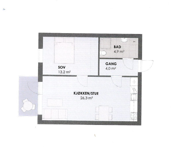 Plantegning Galleribilde