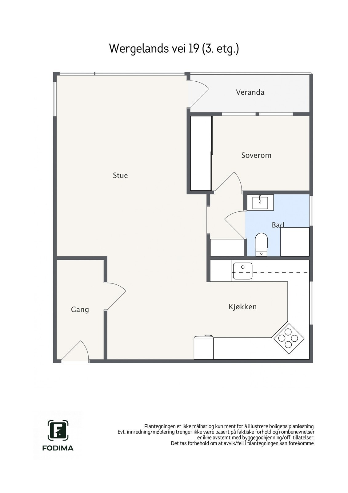 Plantegning Galleribilde