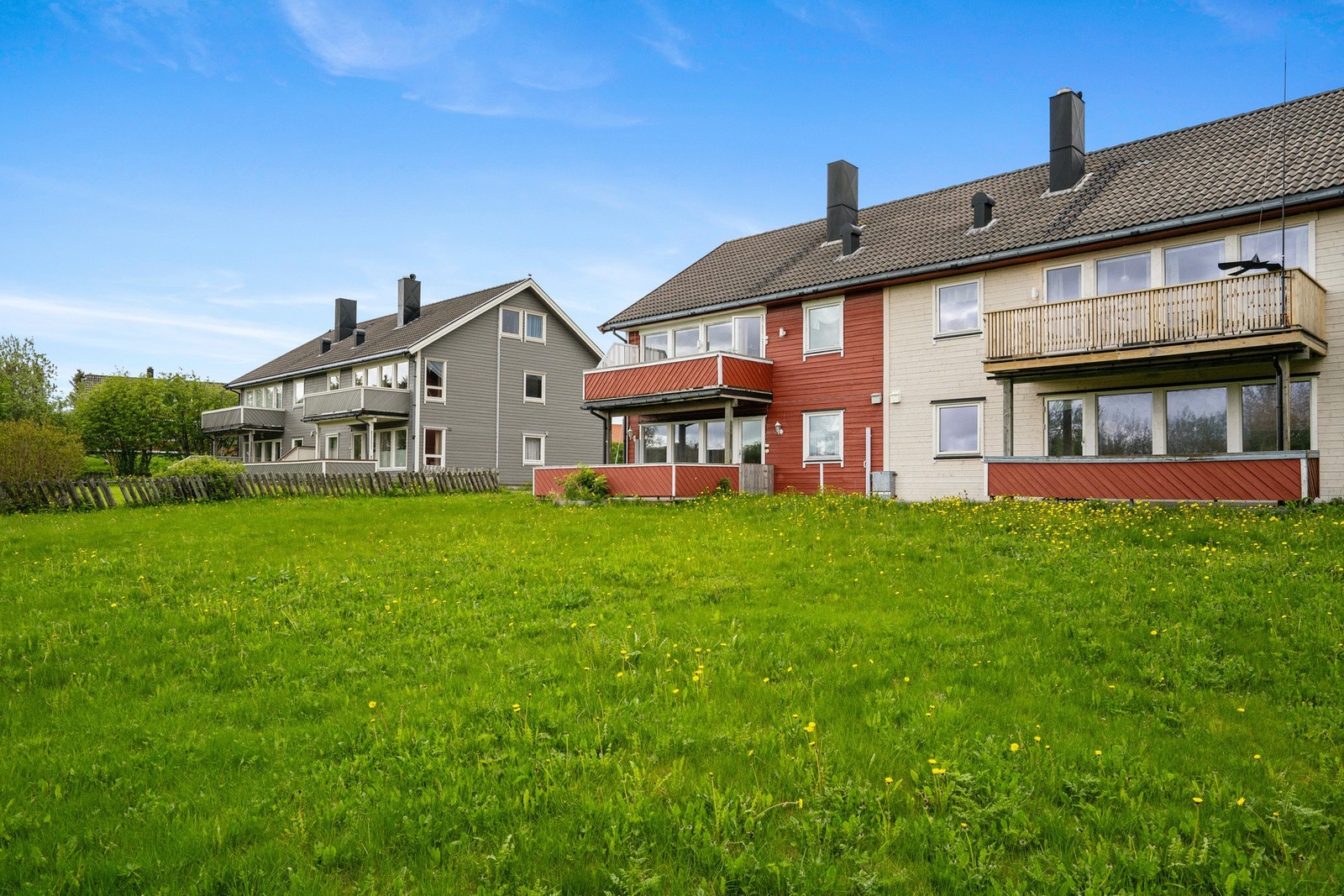 Stor felles gressplen i front. Galleribilde