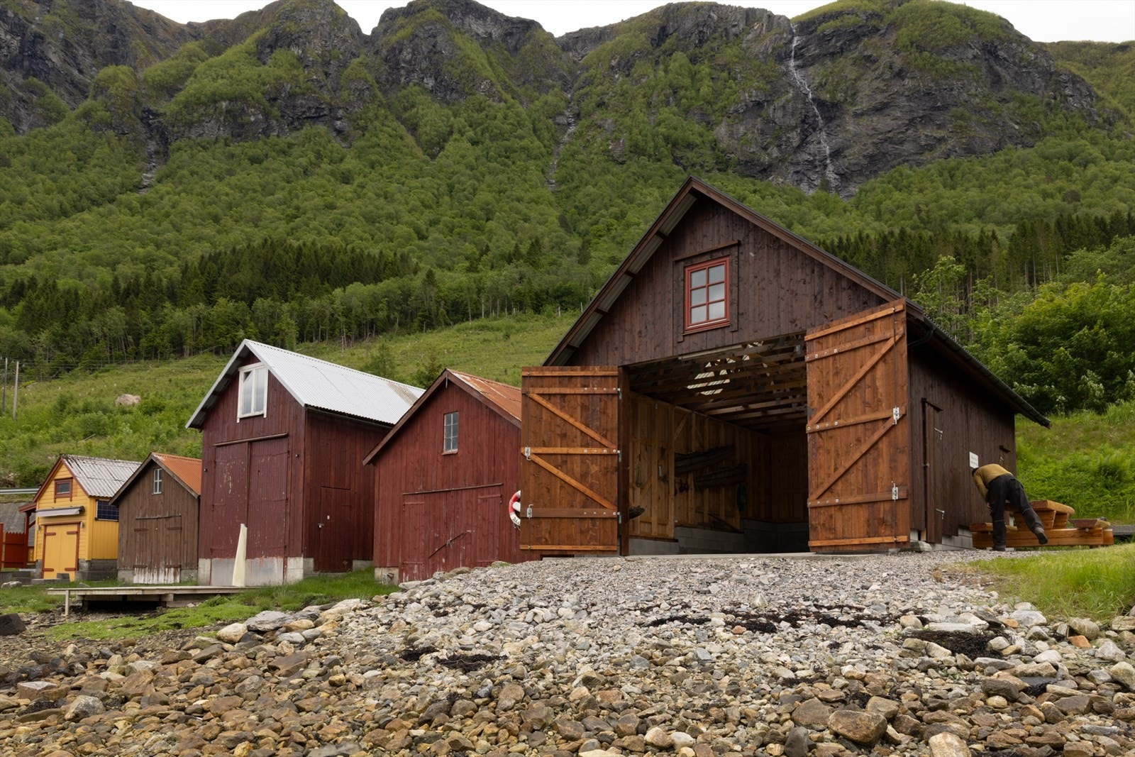 Eget naust i rekke følger med! Galleribilde