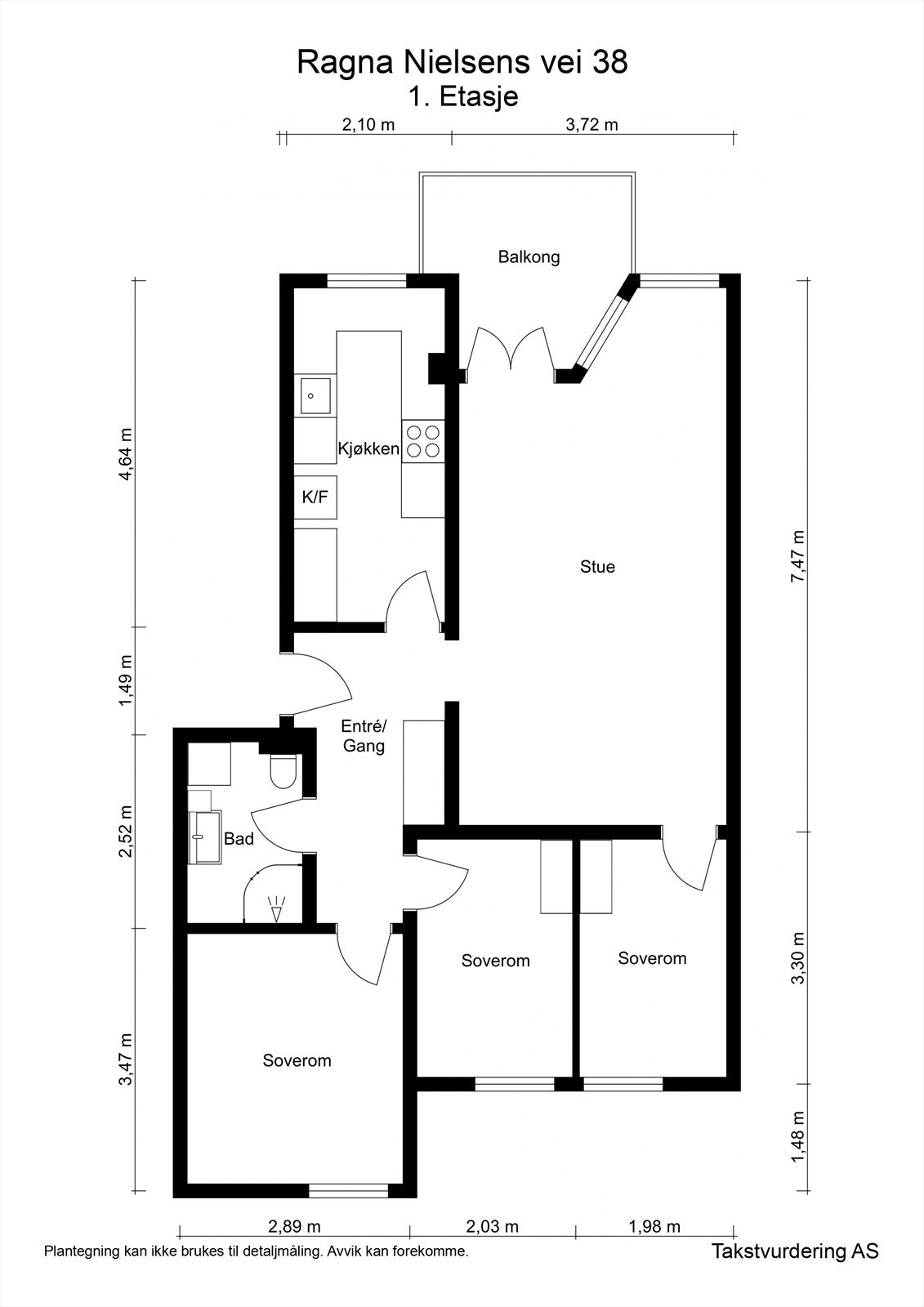 Plantegning. I tillegg medfølger både lofts- og kjellerbod. Galleribilde