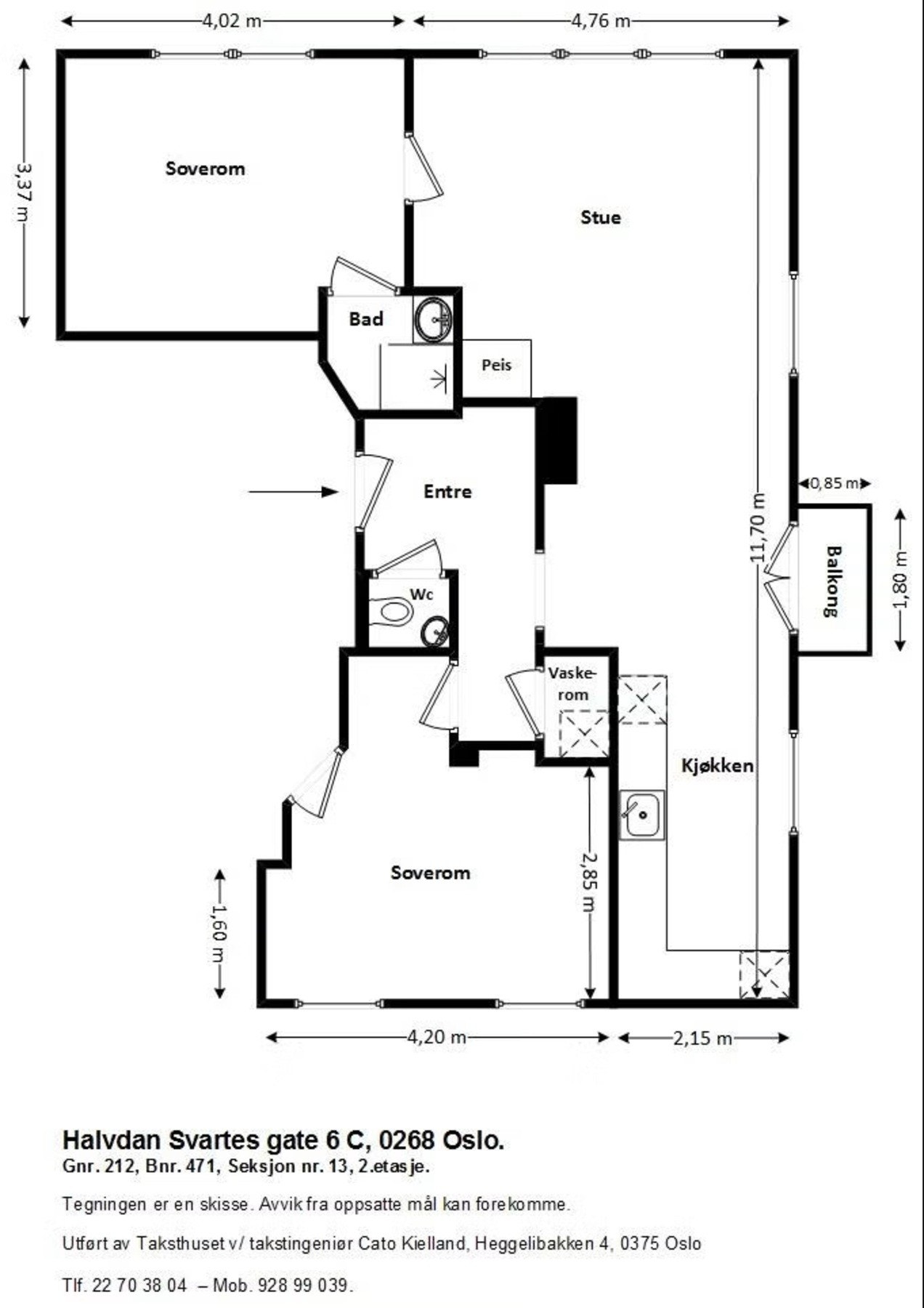 Plantegning Galleribilde