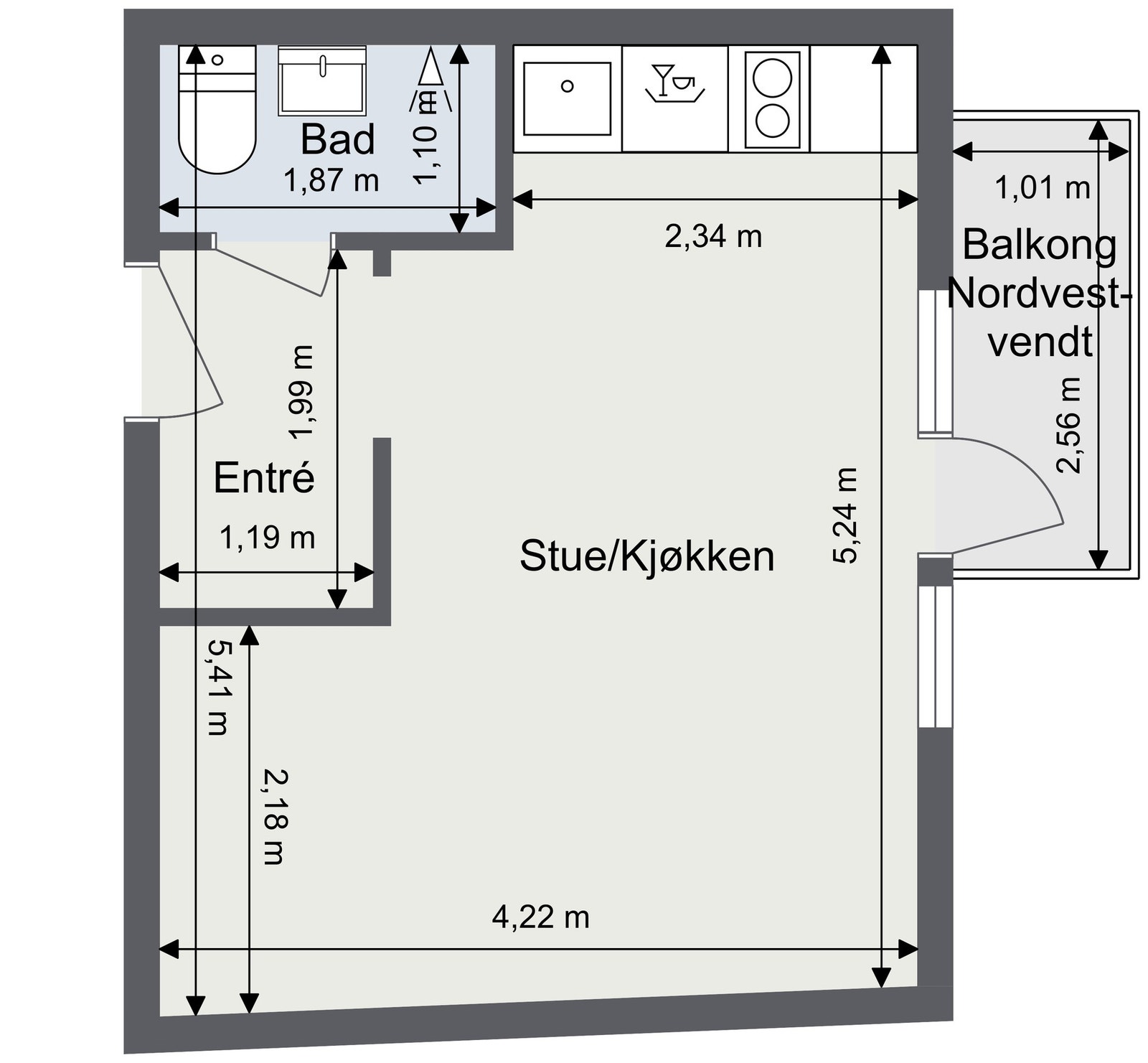 Plantegning. Skissen er av illustrativ karakter og avvik kan derfor forekomme. Skissen er ikke målbar. Galleribilde