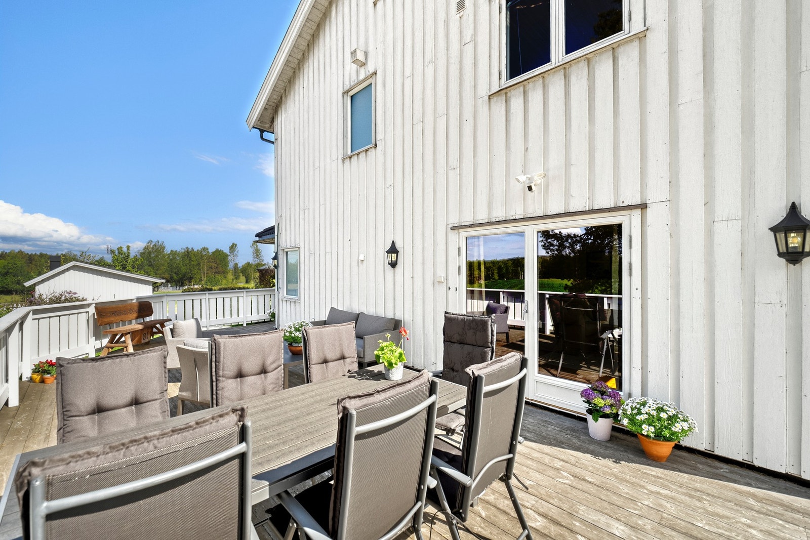 Stor terrasse Galleribilde