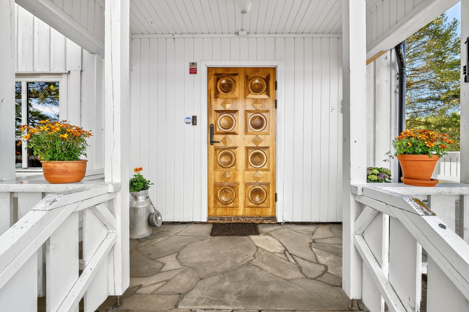 Fasjonabel inngangsdør Galleribilde