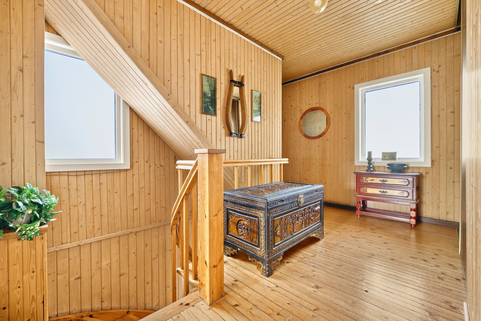 Trappegang opp til loft Galleribilde