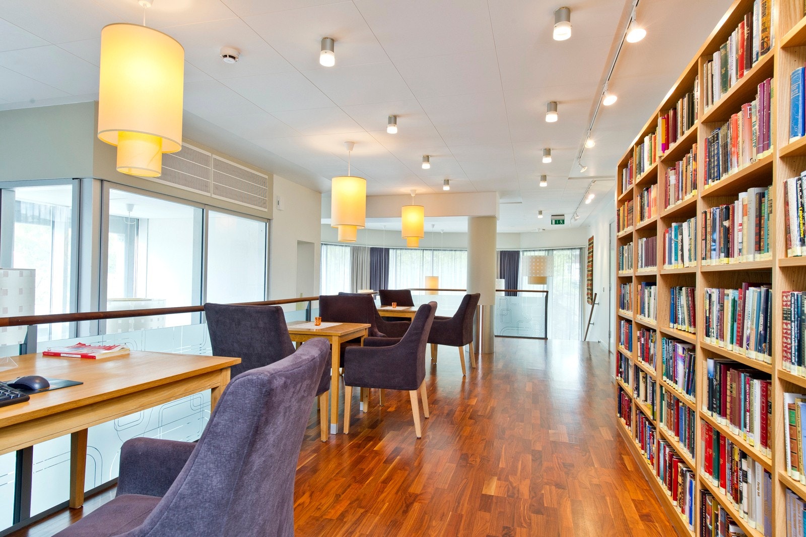 Fellesareal - Bibliotek. Galleribilde