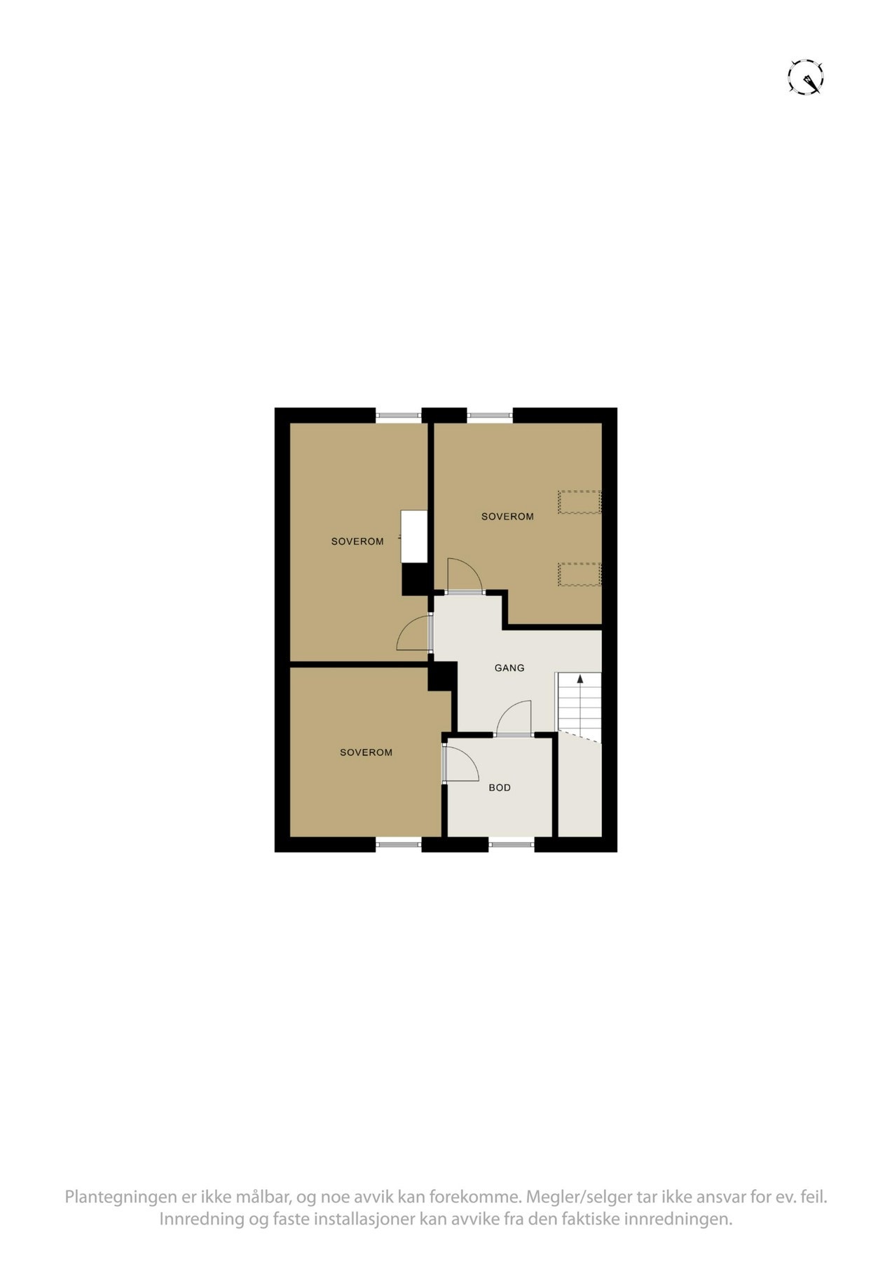 Planskisse loft Galleribilde