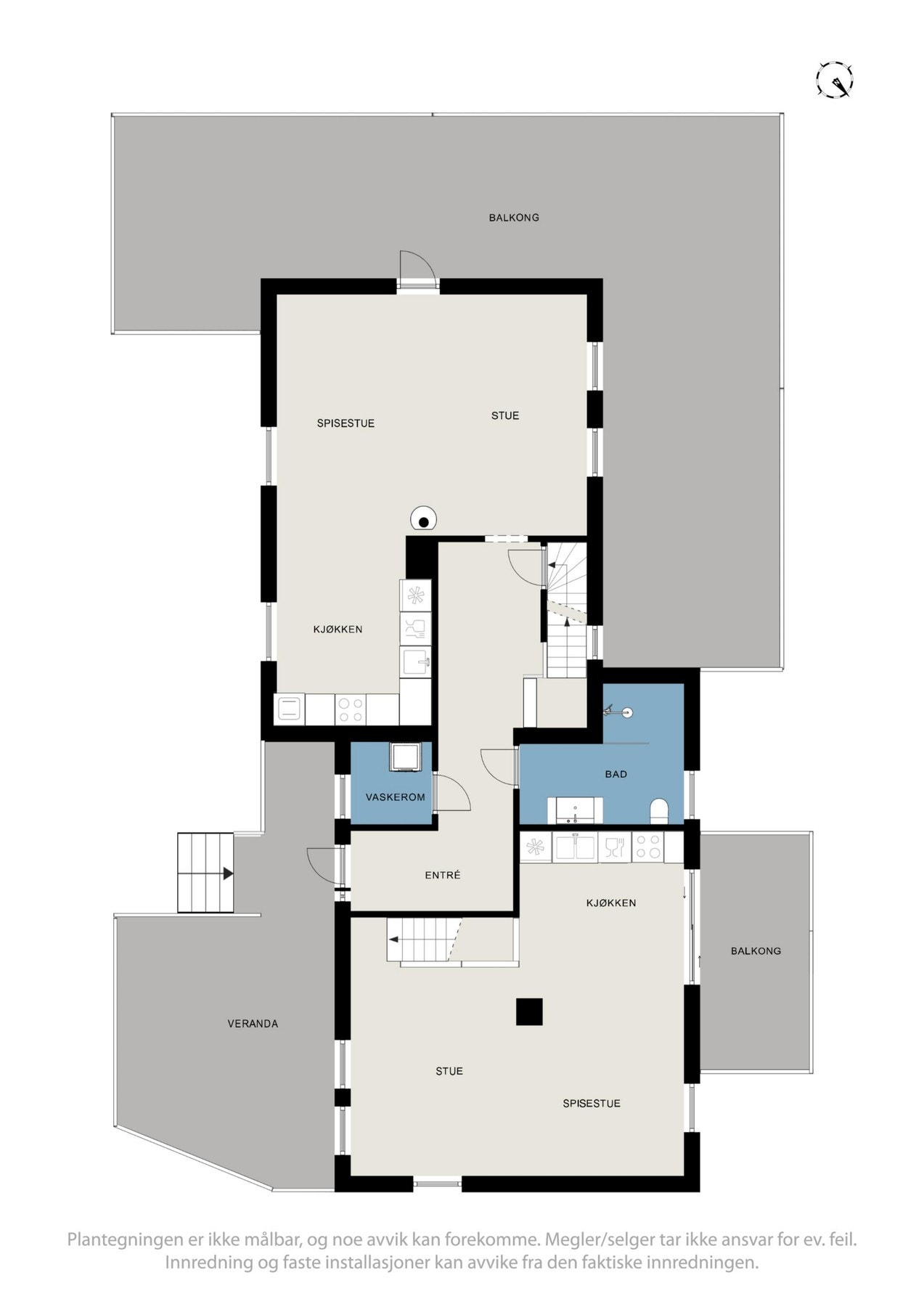 Planskisse 1. etasje Galleribilde