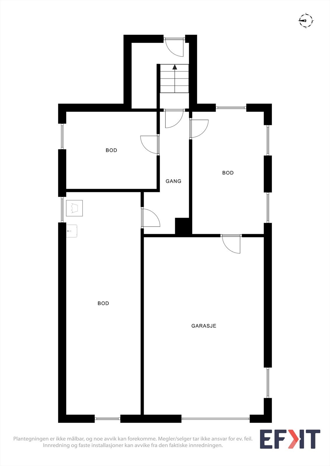 Plantegninger kjelleretasje Galleribilde