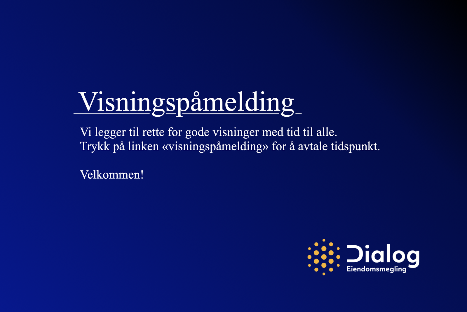 Det er påmelding til visning Galleribilde