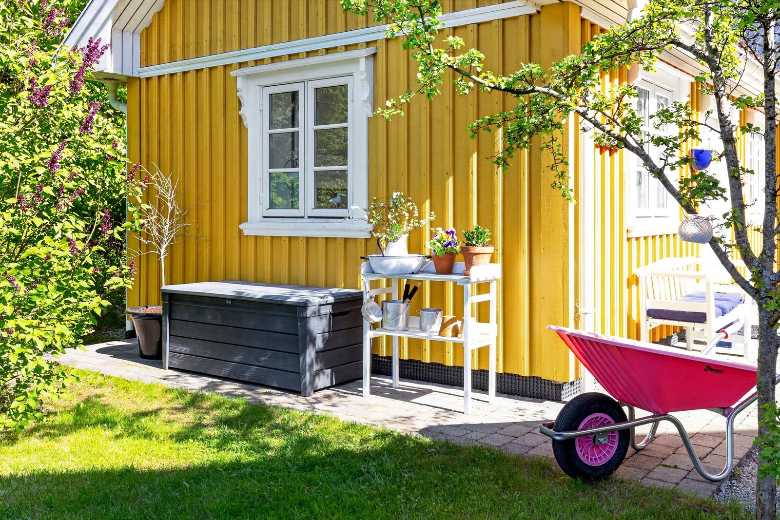 Hage for aktivitet og lek Galleribilde