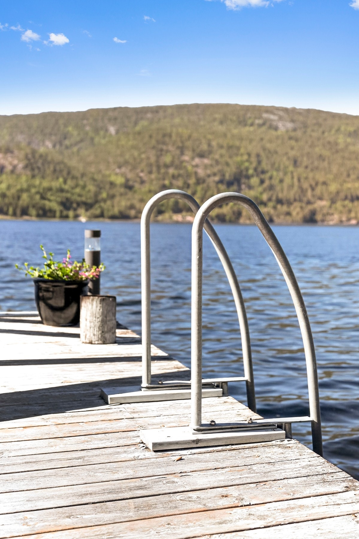 Badetrapp fra egen brygge Galleribilde