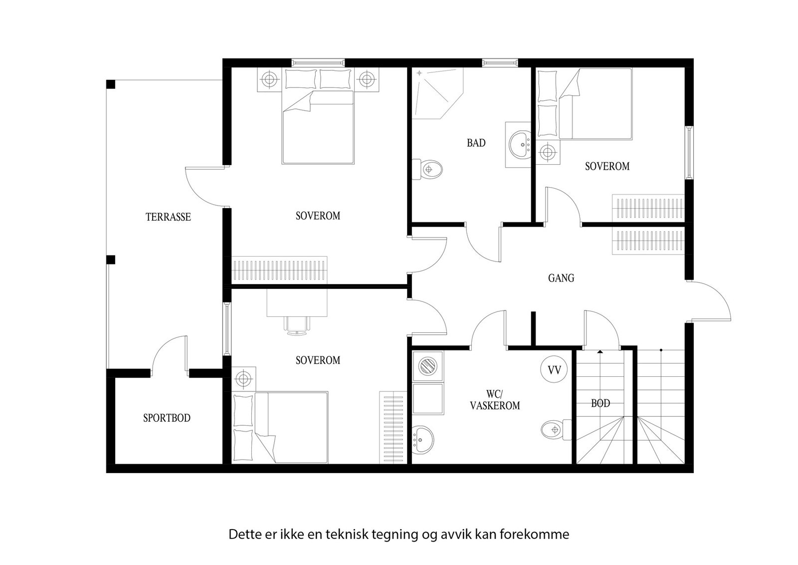 Plantegning - 1. etasje Galleribilde
