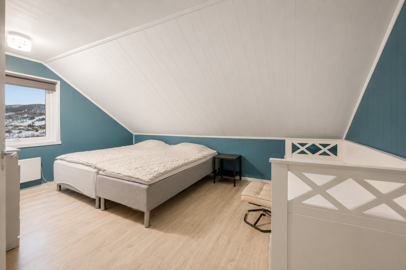 - Loftsetasje inneholder 3 soverom. Galleribilde