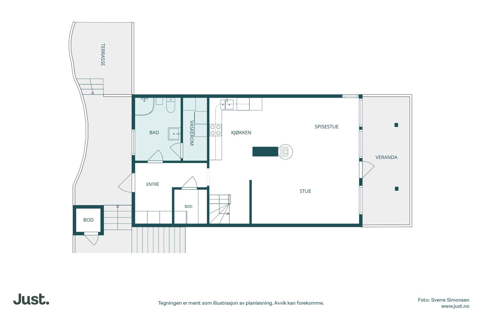Plantegning hovedetasje Galleribilde