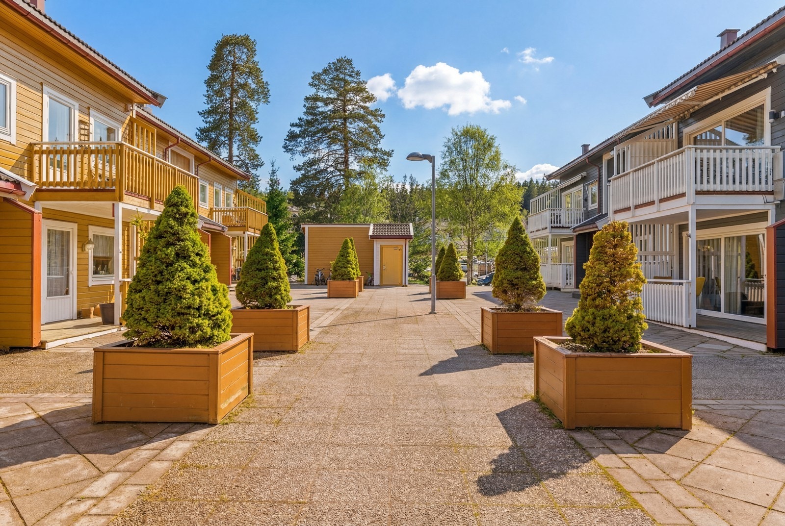 Sameiets fellesområder er pent opparbeidet og vedlikeholdt. Galleribilde
