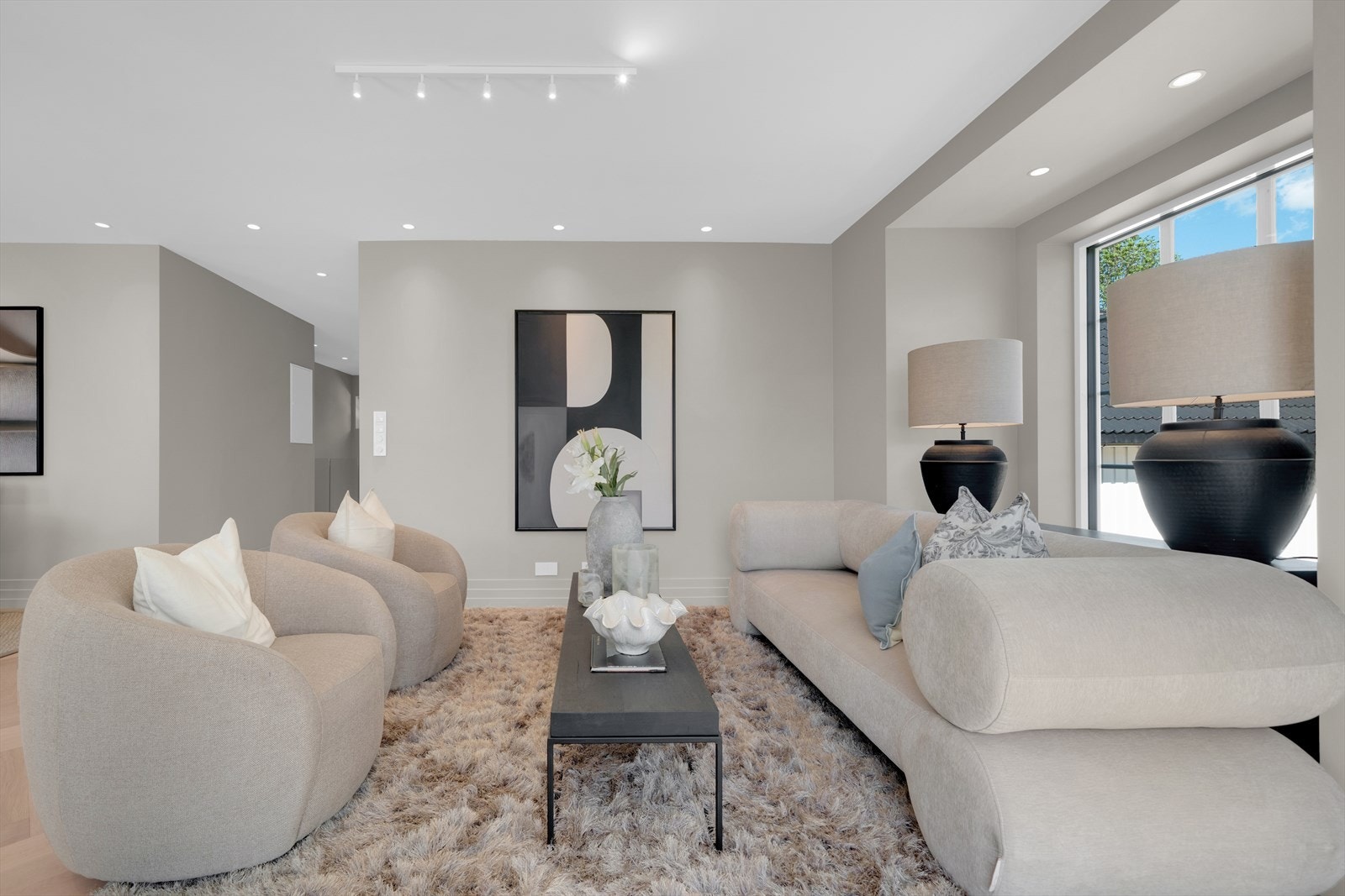 Utstrakt bruk av downlight Galleribilde