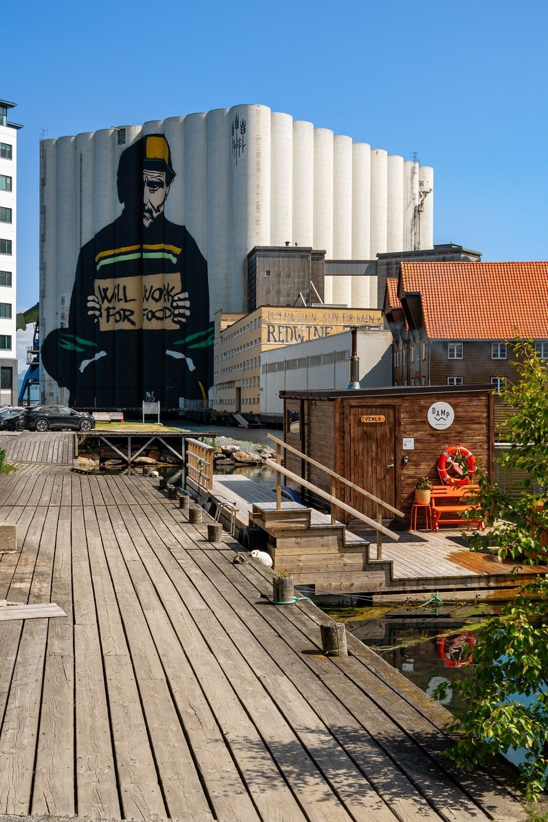 Badedammen og Svankevika, er rett i nabolaget. Galleribilde