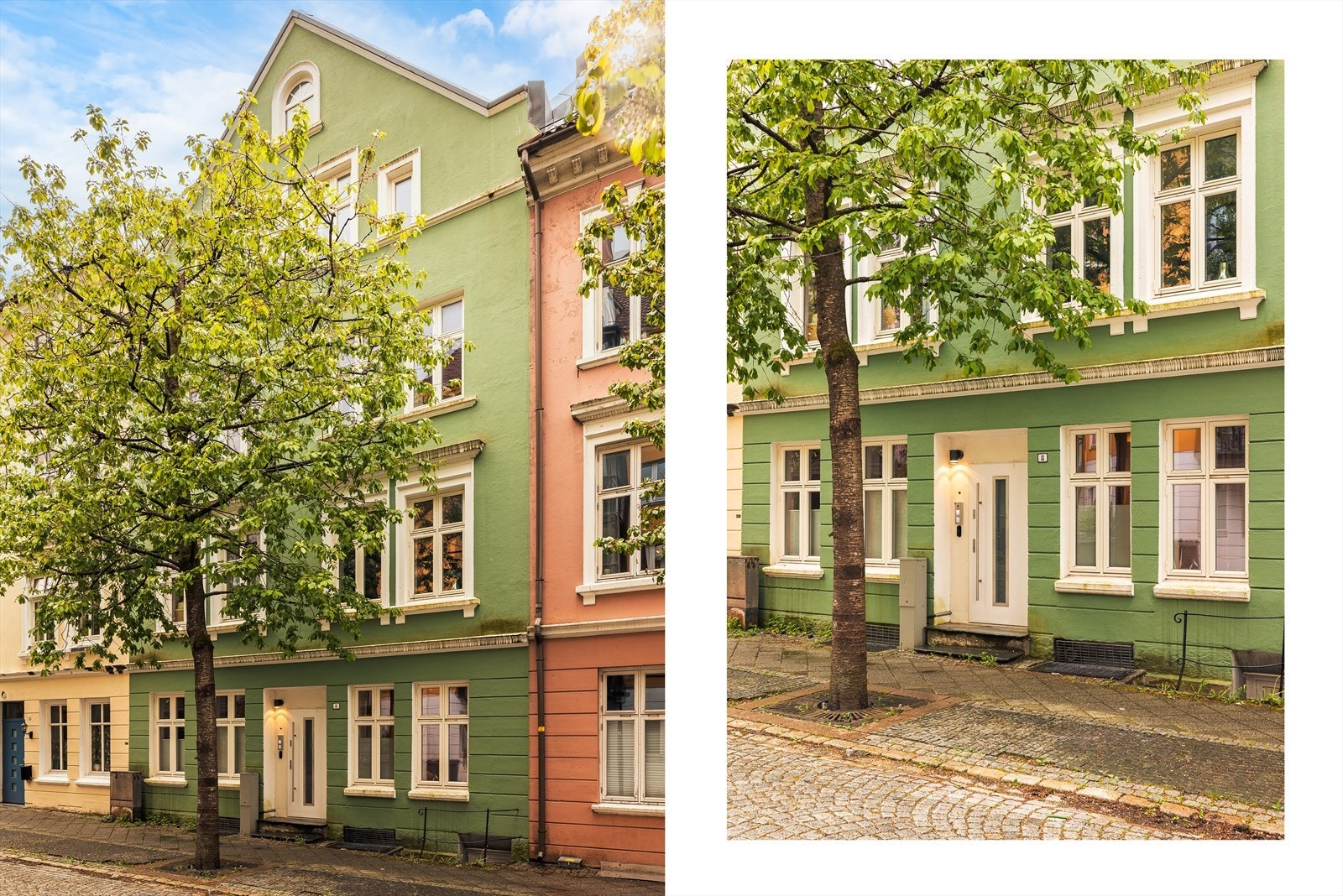 Bygården med 6 leiligheter ble altså ombygget og betydelig modernisert i 2020/2021. Det kan nevnes oppgradert fasade og tak, nye vinduer, nytt el-anlegg, rør-i-rør, i tillegg til innvendige kvaliteter. Dette er en skikkelig drømmeleilighet! Galleribilde
