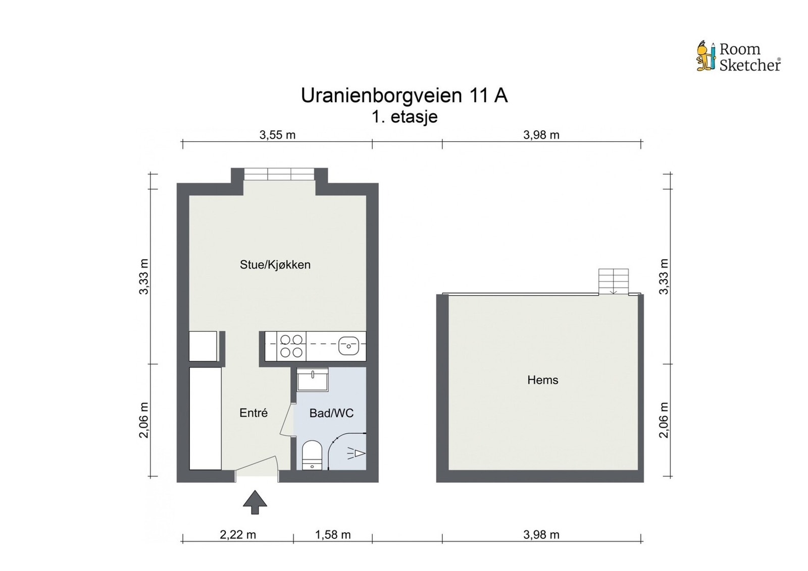 Plantegning Galleribilde