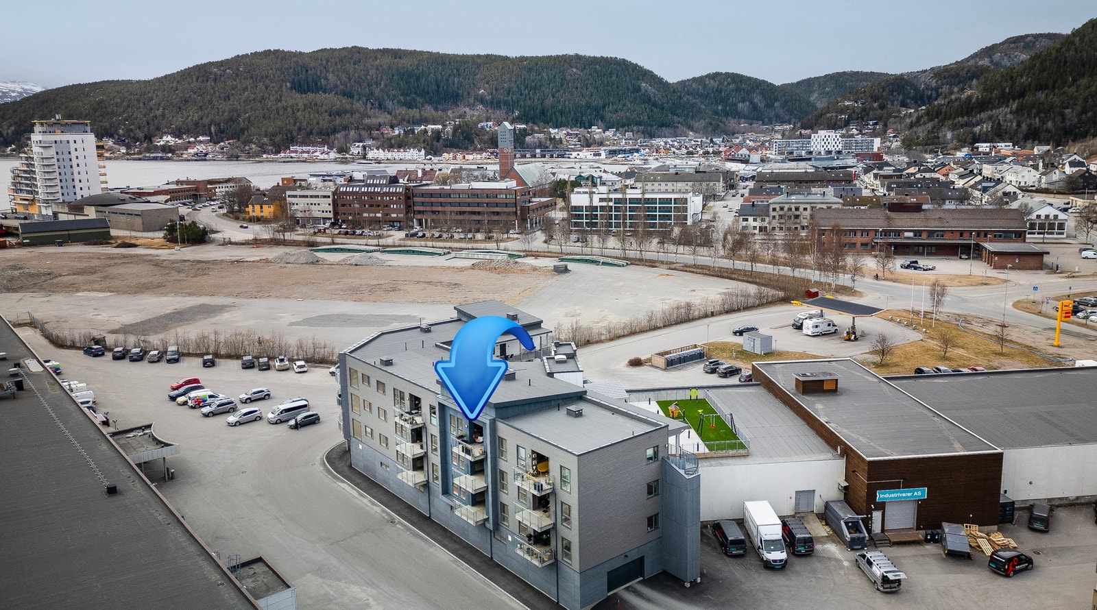 Oversiktsbilde av nærmiljøet Galleribilde