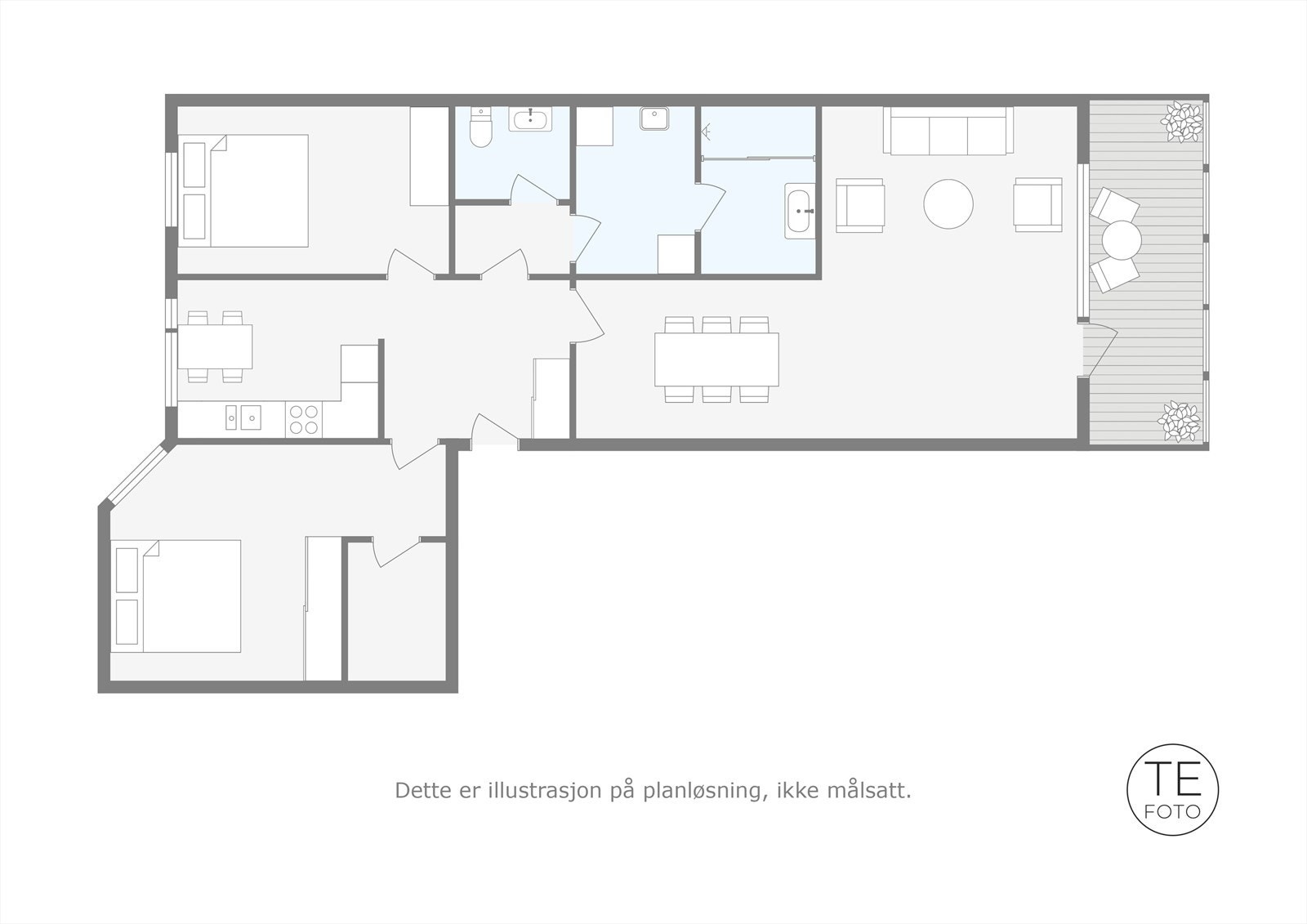 Plantegning Galleribilde