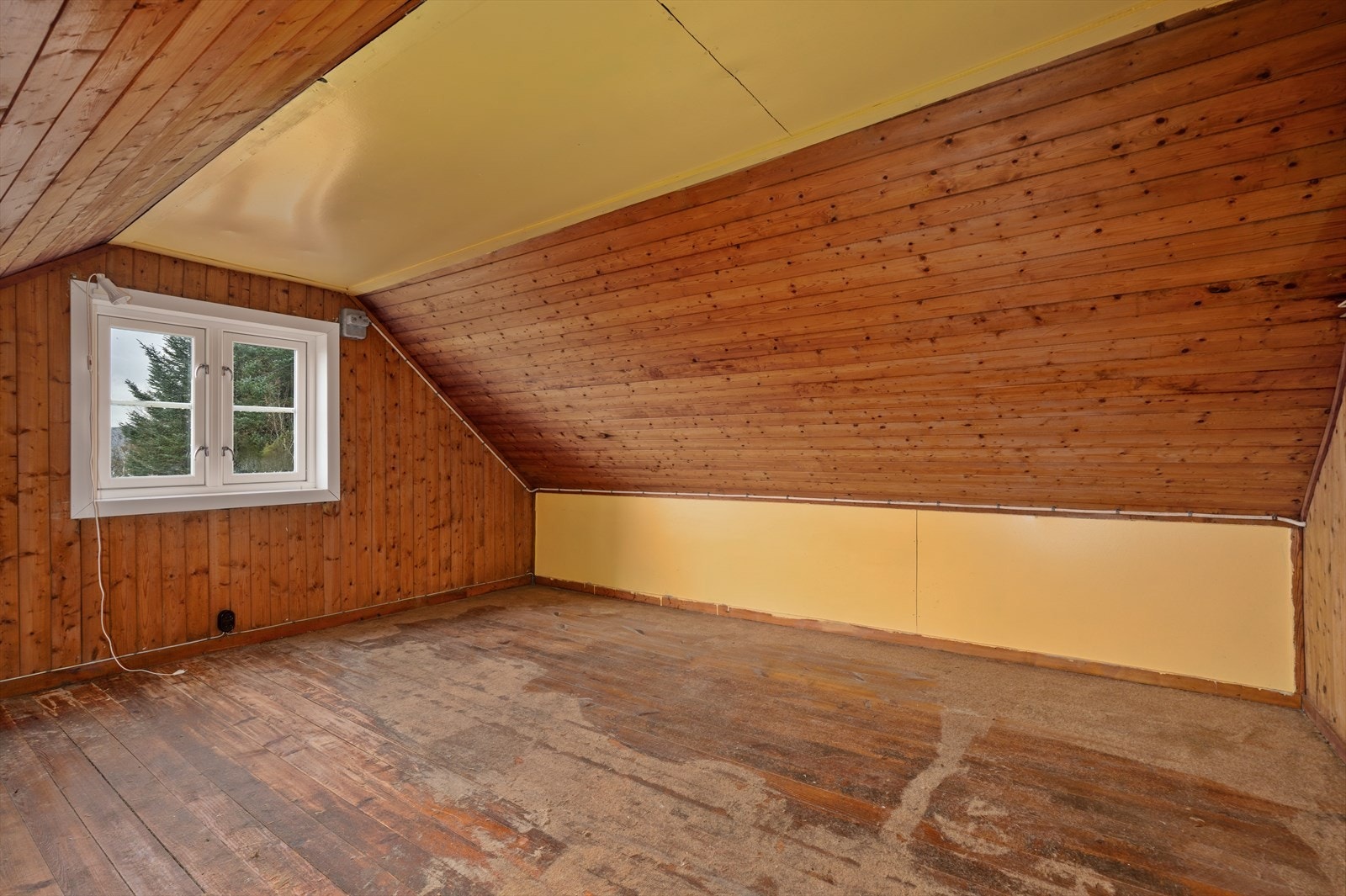 Innredet rom på loft Galleribilde