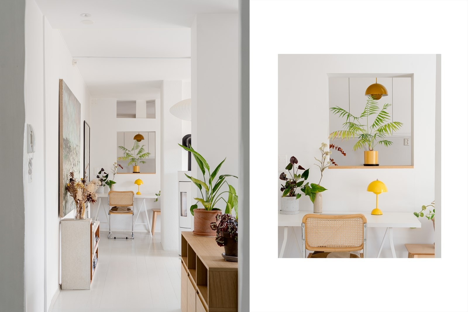 Boligen har en gjennomgående høy standard med plassbygde løsninger og lekre farge- og materialvalg, noe som gir et eksklusivt uttrykk. Galleribilde