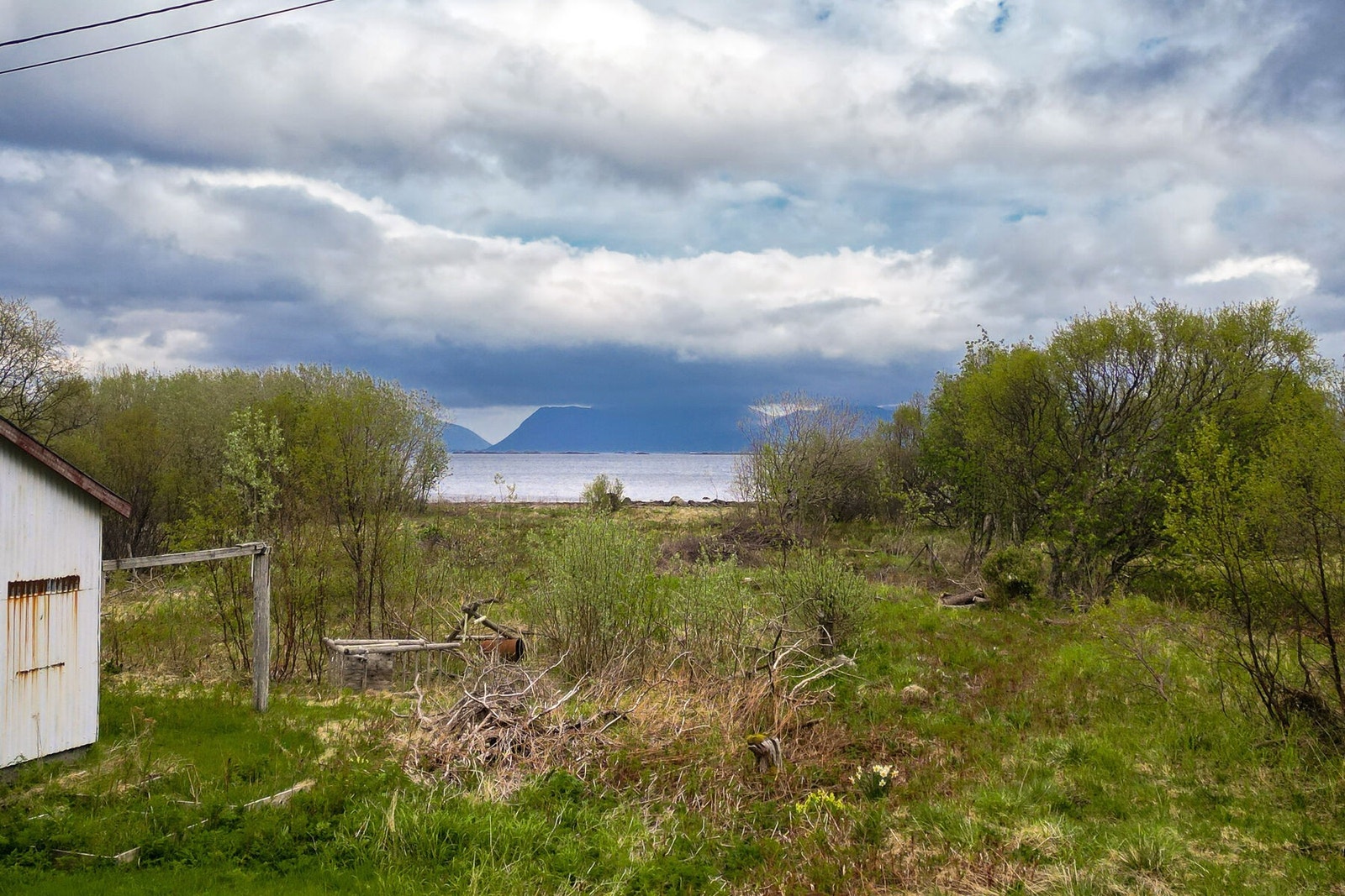Utsikt mot havet fra eiendommen. Galleribilde