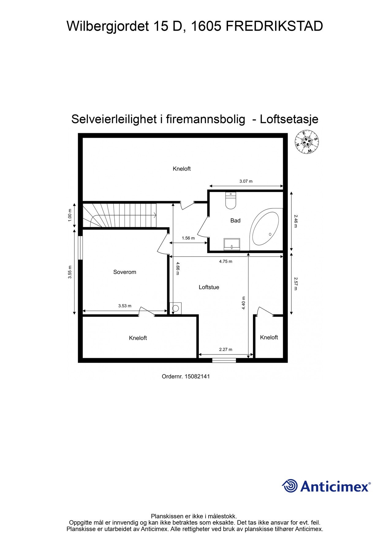 Plan, loft Galleribilde