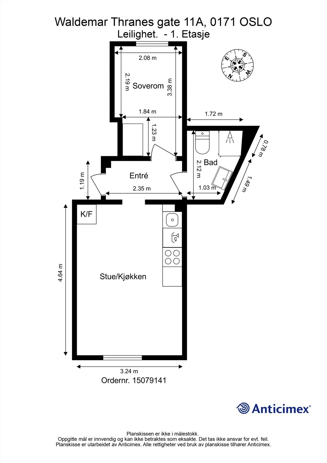 Plantegning Galleribilde