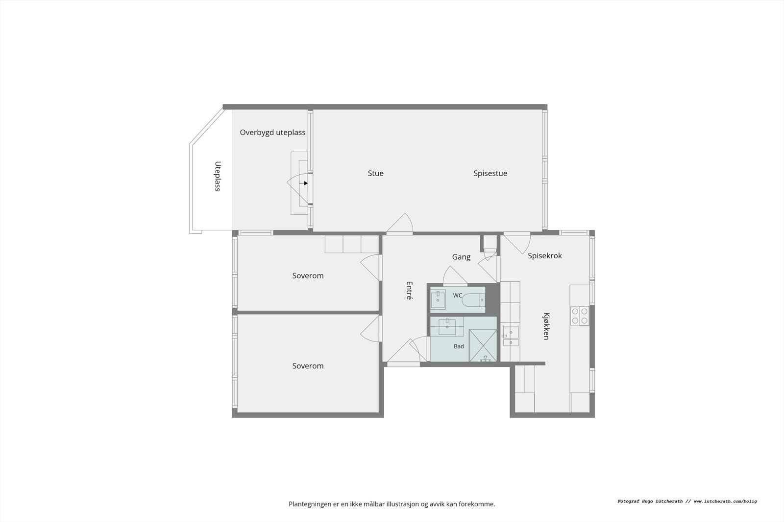 Plantegning Galleribilde