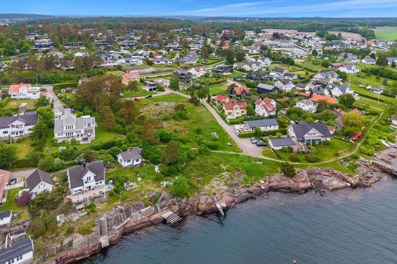 Nydelig badeplass på Strandbakken Galleribilde