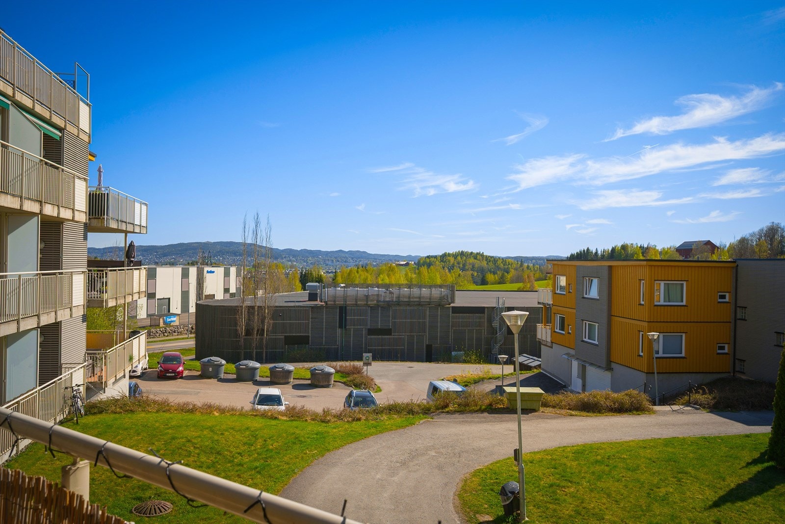 Utsikt fra balkongen. Galleribilde