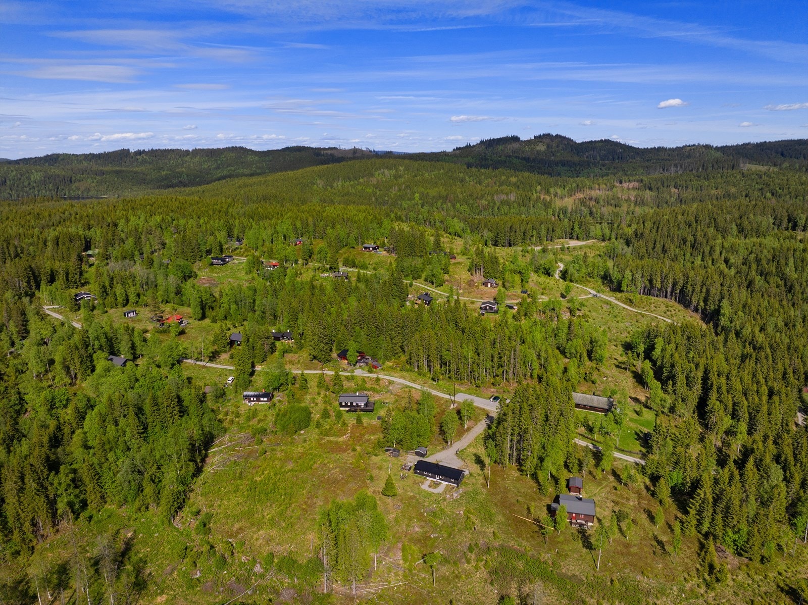 Ekralia er et veletablert hyttefelt i Hurdal med 30 hytter! Galleribilde