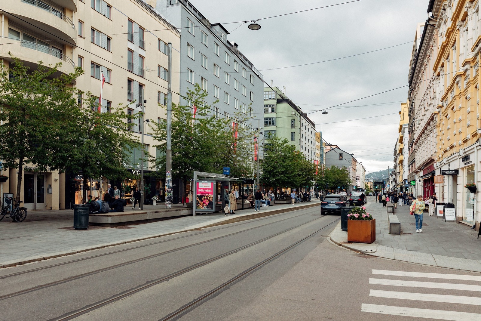 Fra leiligheten er det kort vei til alt Majorstuen har å by på. Galleribilde