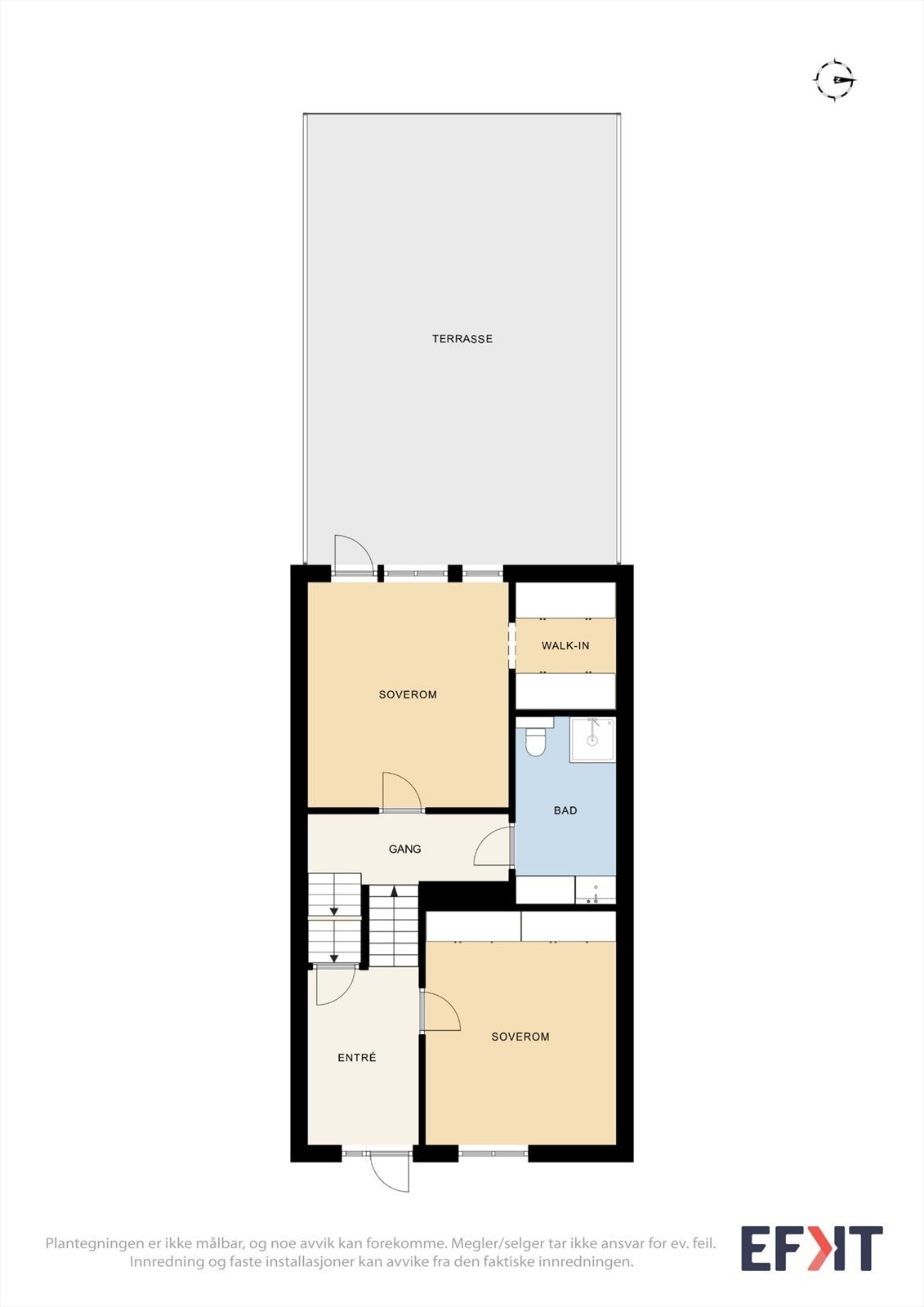Plantegning 1/2 plan Galleribilde