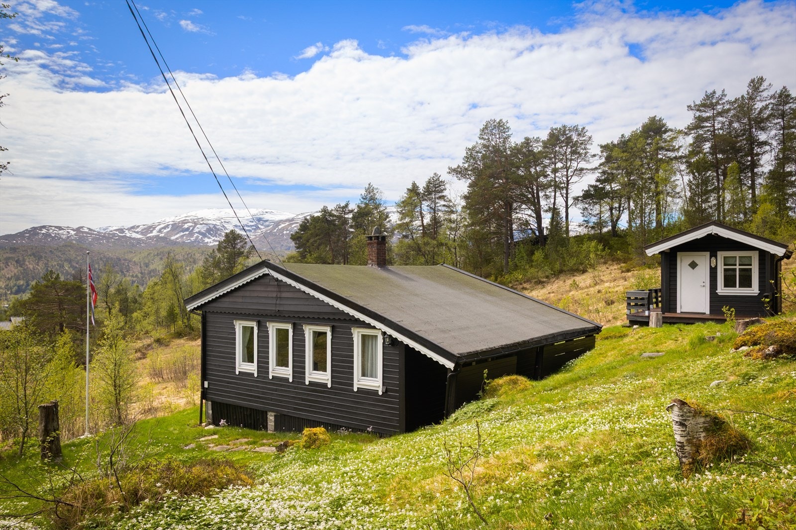 - Selger kommer til å savne: Den rolige beliggenheten, akebakken og skiløypene rett utenfor døren om vinteren, lange dager og utekvelder på terrassen ved bålpannen hele året. Nærhet til både fjell og fjord. Den koselige hyttefølelsen innendørs. - Galleribilde