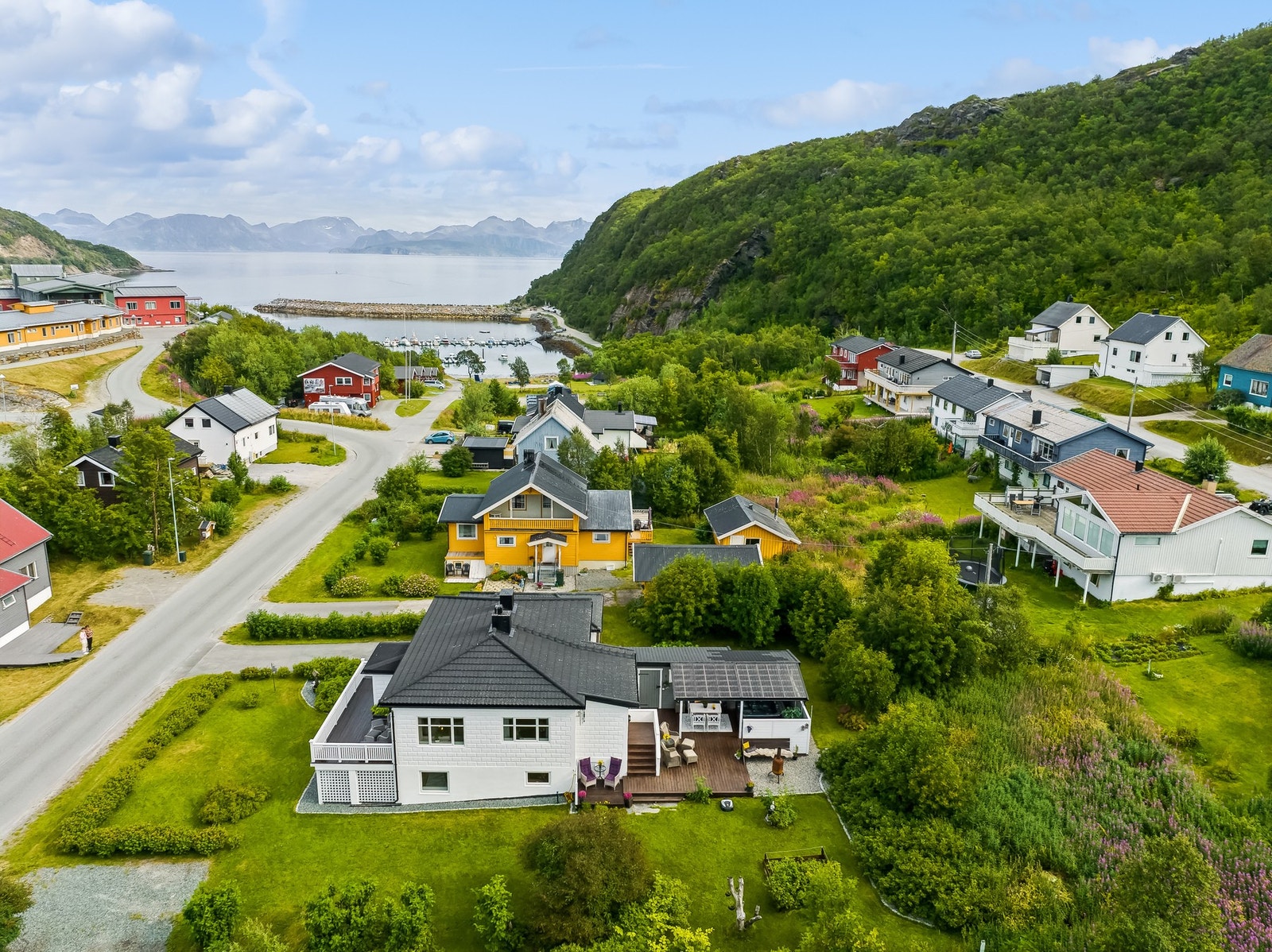 Med en flat tomt Galleribilde
