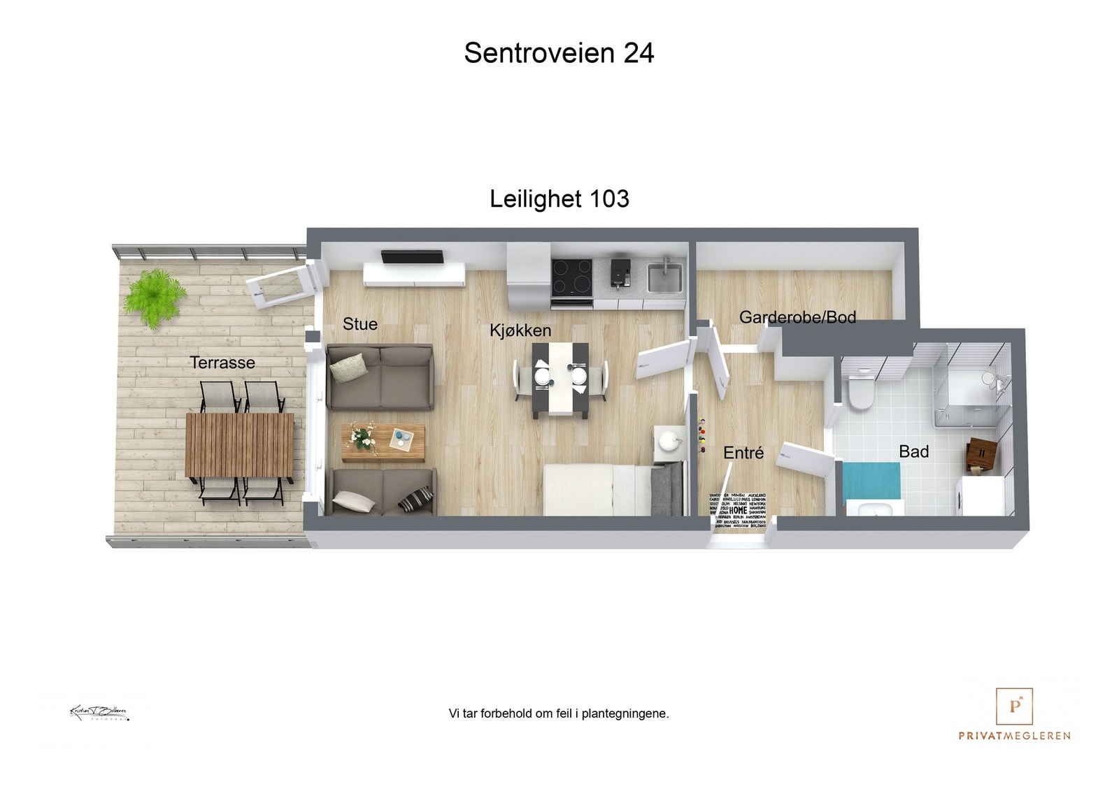 Plantegning Galleribilde